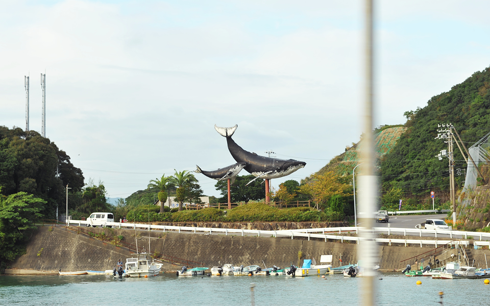 くじらのオブジェ